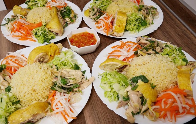 Riz au poulet ( Com Ga ), spécilité de Hoi An