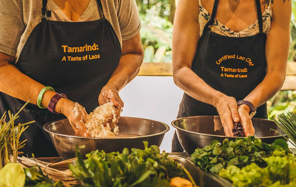 Luang Prabang/ Cours de cuisine chez Jardin de Tamarin -0