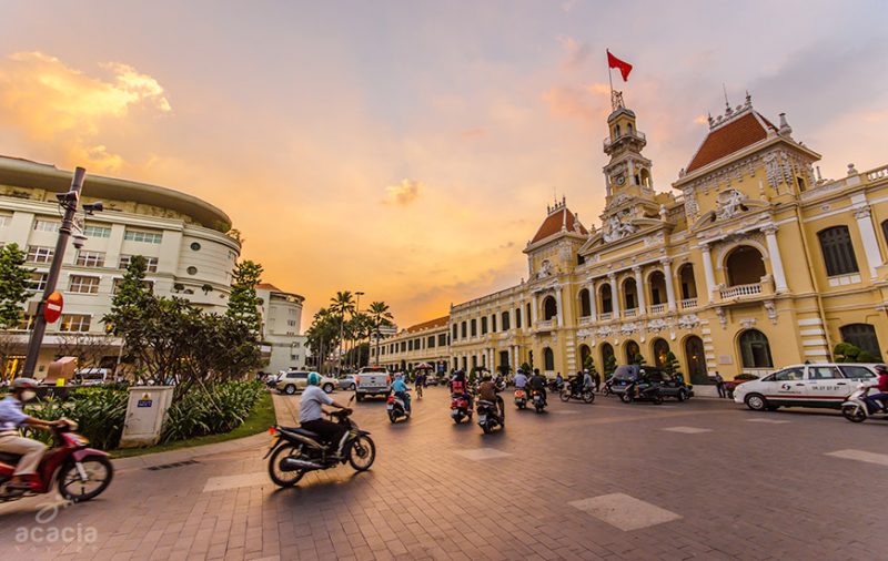 Circulation devant Hô Chi Minh-Ville – Énergie urbaine – Asia Novo Tours