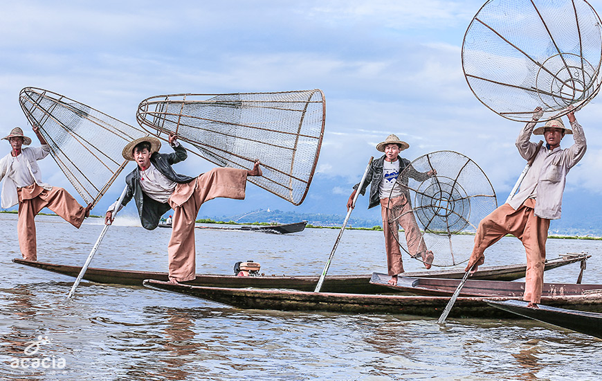 Lac Inle/ Heho / Yangon -1