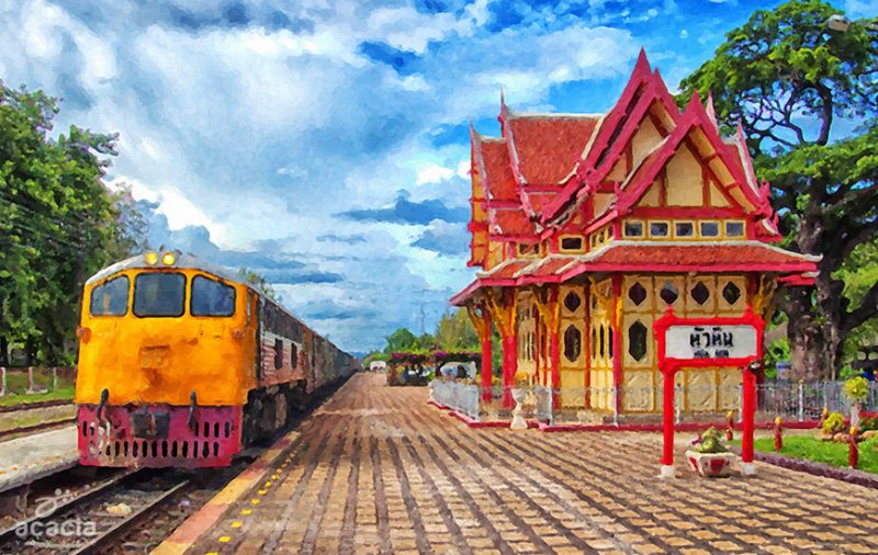Gare de Hua Hin (Hua Hin) – Architecture vintage – Asia Novo Tours