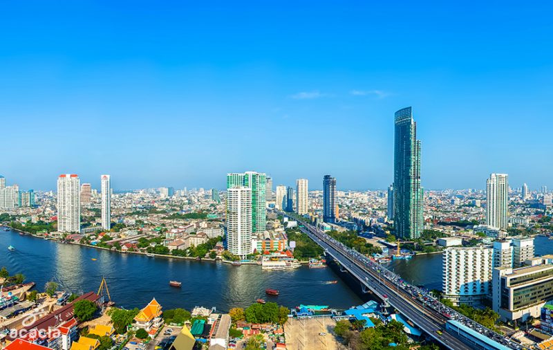 Rivière Chao Phraya (Bangkok) – Paysage urbain – Asia Novo Tours