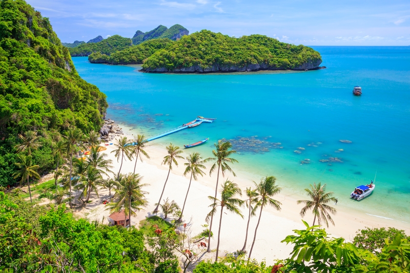 Koh Samui - l'une des plages les plus populaires en Thaïlande