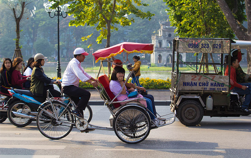Tour en cyclo (Hanoi) – Exploration urbaine – Asia Novo Tours