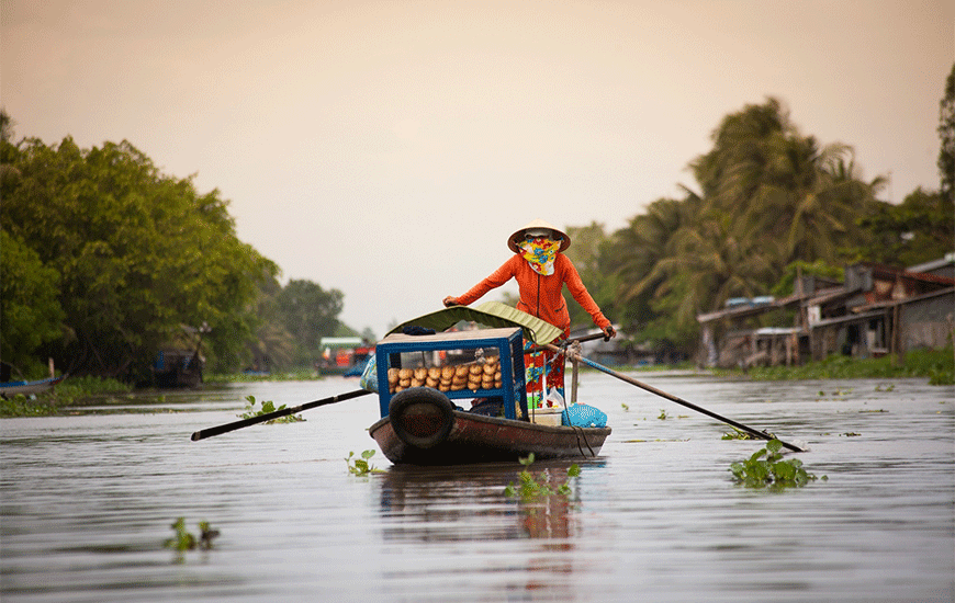 Ho Chi Minh Ville - Cai Be ( Sampan privé)-0