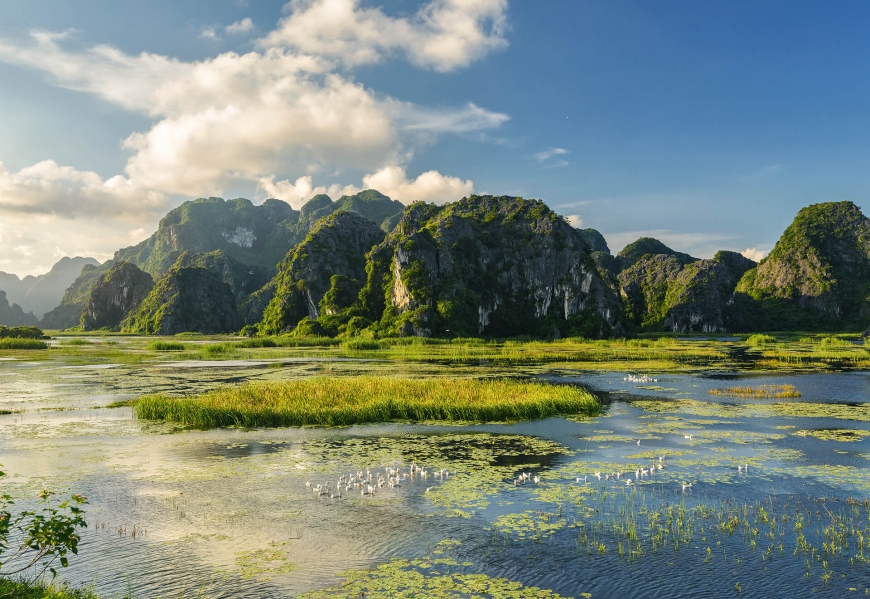 Đầm Vân Long (Ninh Binh) – Réserve écologique – Asia Novo Tours