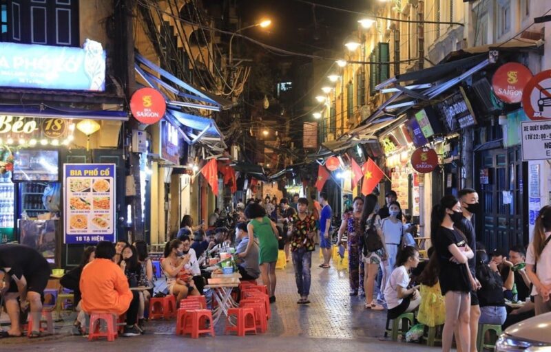 la street food à hanoï