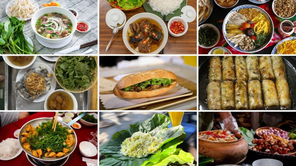 Meilleurs plats dans la cuisine du Nord du Vietnam