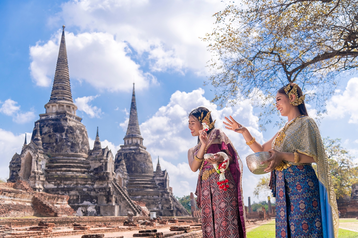 Ayuthaya, anciene capitale de la Thailande