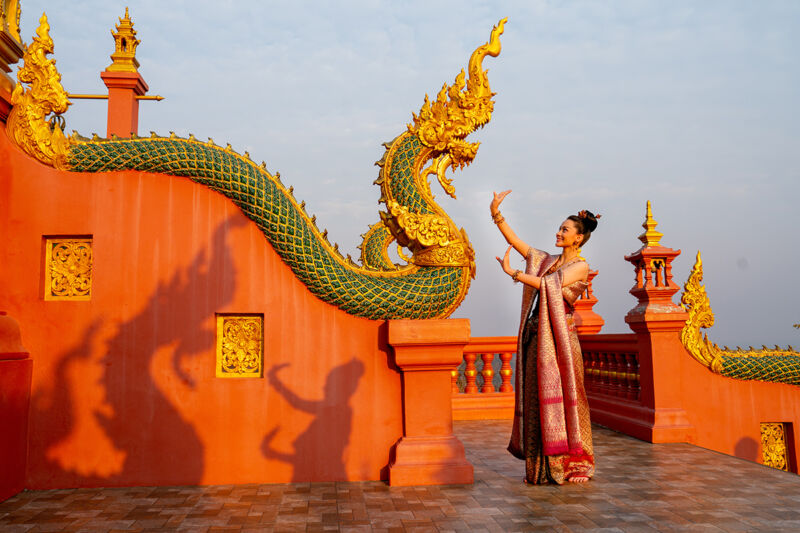 Vietnam et Thaïlande: Temple à Chiang Mai