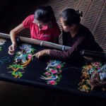 Artisanat vietnamien : Village artisanal de broderie manuelle de Quất Động