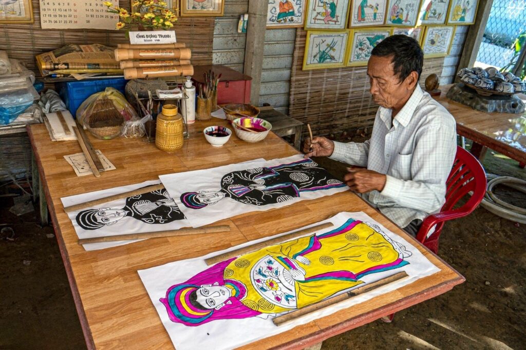 Artisanat vietnamien : Les estampes du village de Sình – en harmonie avec la culture de Hué