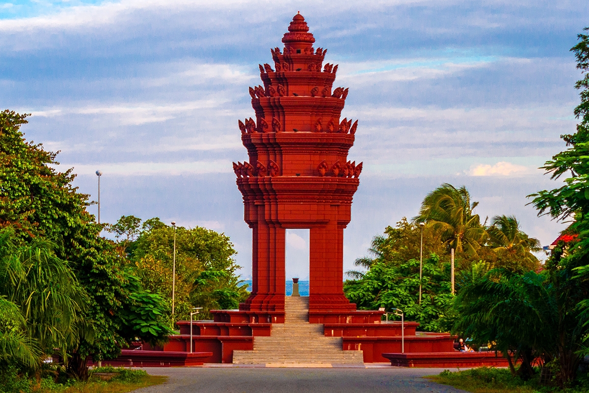 Monument de l'independace à Phnom Penh