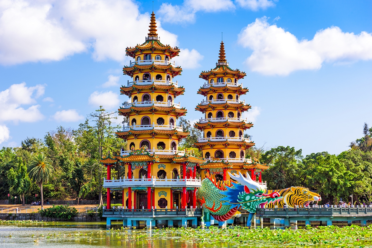 Étang du Lotus (Kaohsiung) – Paysage lacustre – Asia Novo Tours