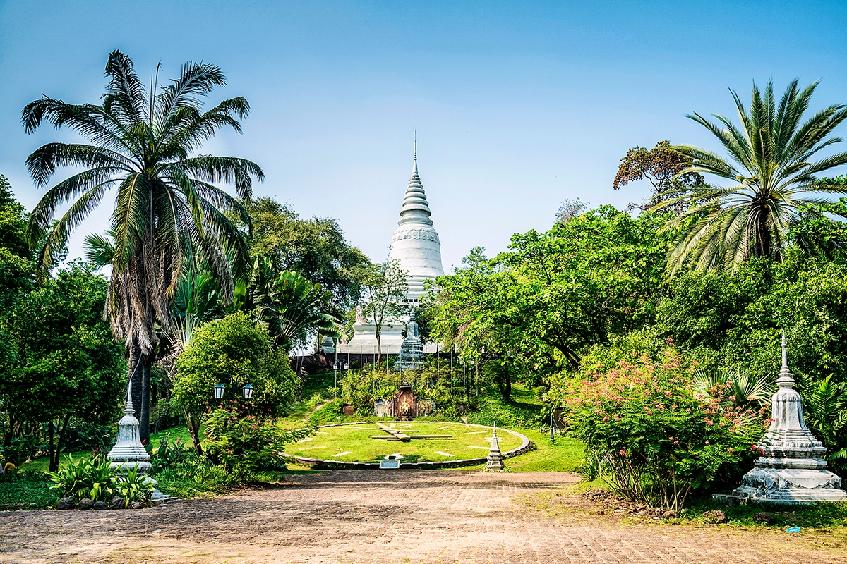 Wat phnom, Phnom Penh, Cambodge