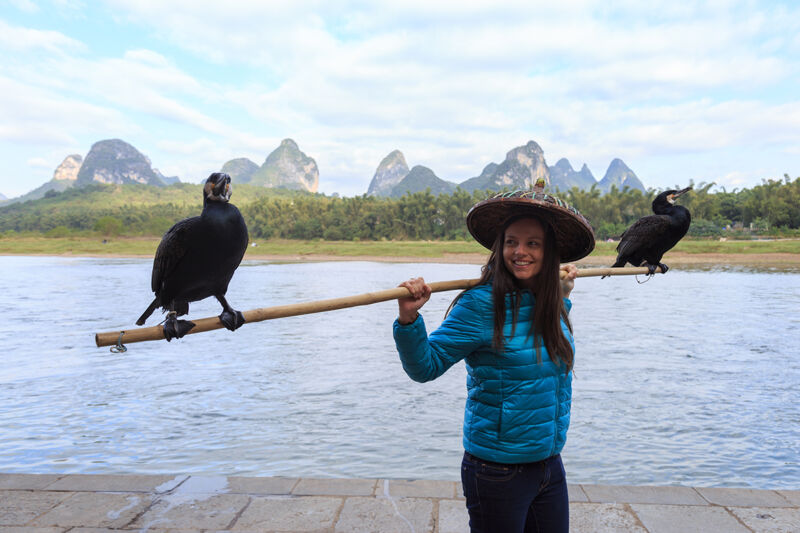 Touriste à Guilin – Paysages karstiques – Asia Novo Tours