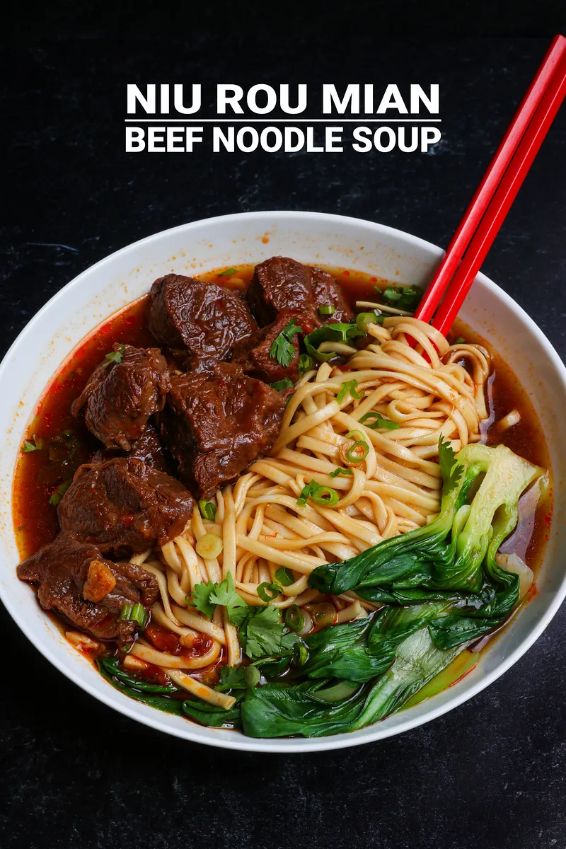 Soupe de nouilles au bœuf taïwanaise (Niu Rou Mian)