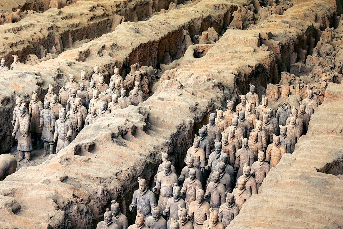 Soldat en terre cuite (Xi’an) – Armée éternelle – Asia Novo Tours