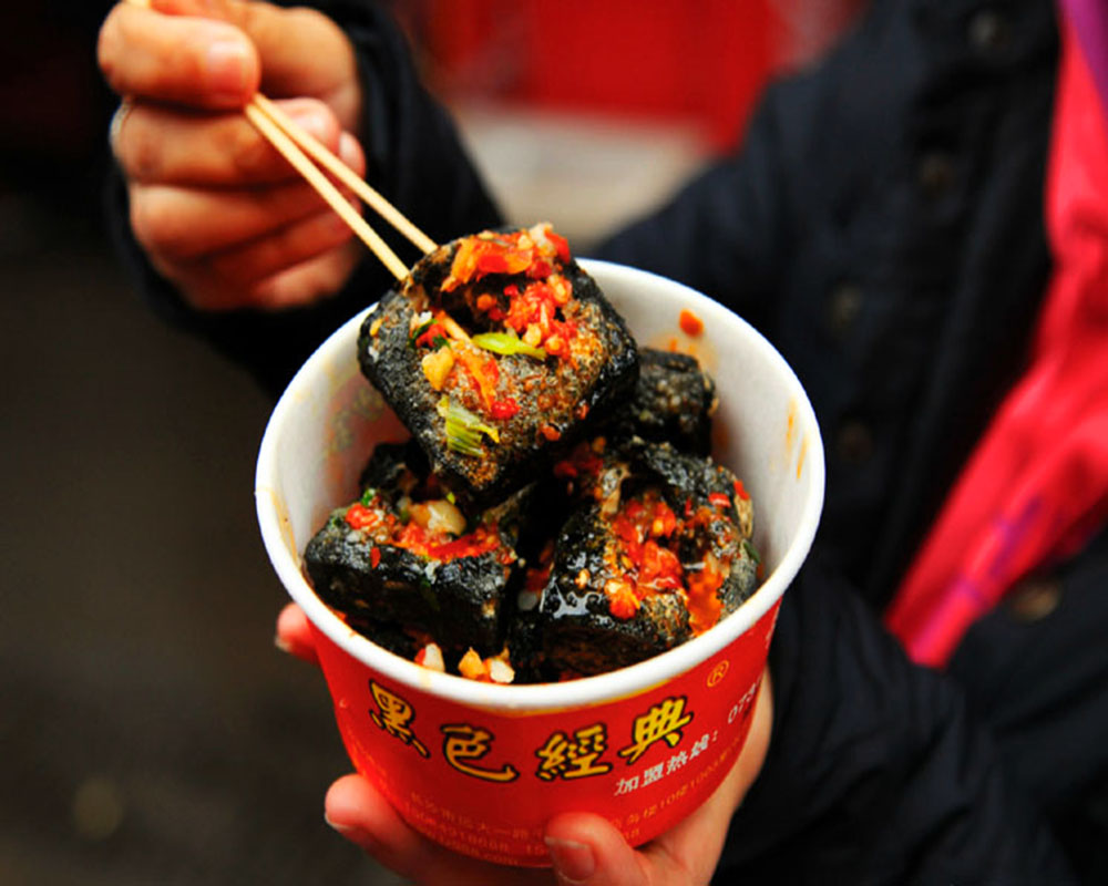 Tofu puant – spécialité du Hunan