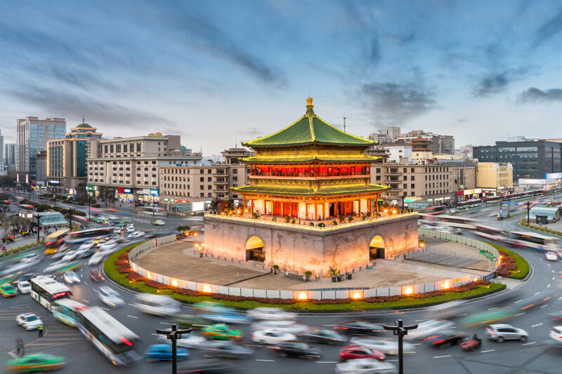 ville de xian, chine