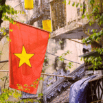Drapeau vietnamien au quotidien - Asia Novo Tours