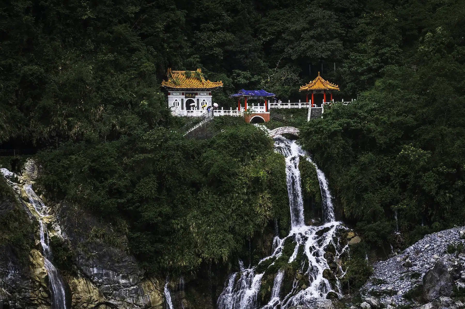 Le parc national des gorges de Taroko, dans l'Est de Taïwan