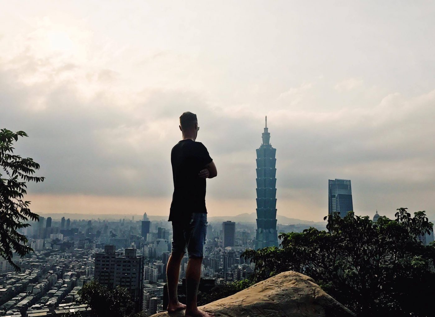 Vue sur Taipei depuis Xiangshan