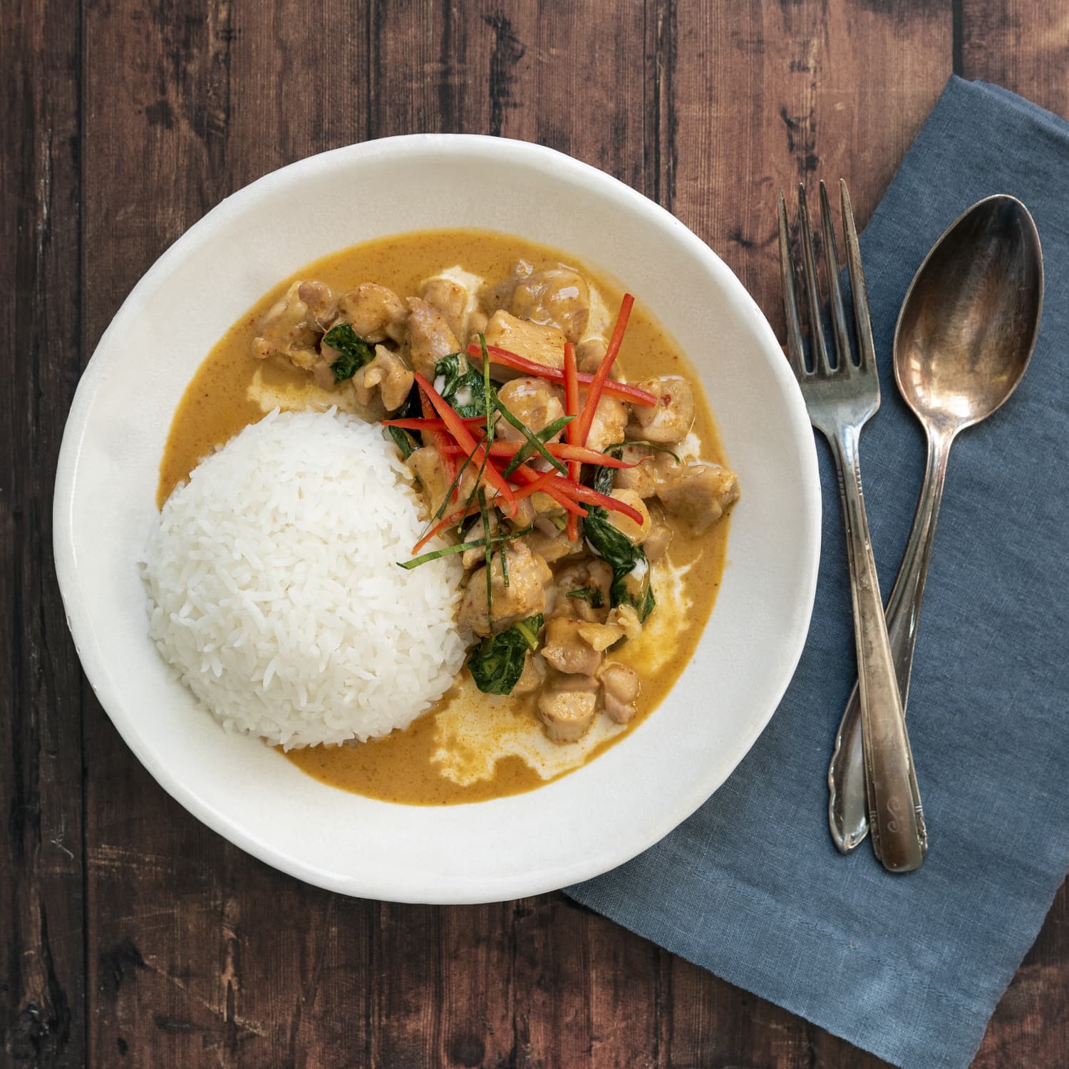 Curry panang thaïlandais au poulet