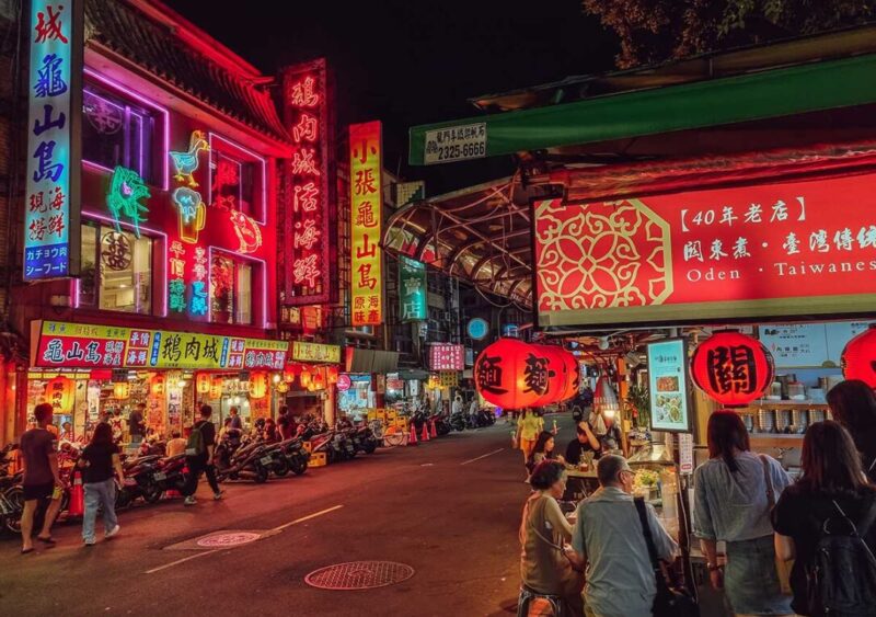 Marché de nuit à Taïwan