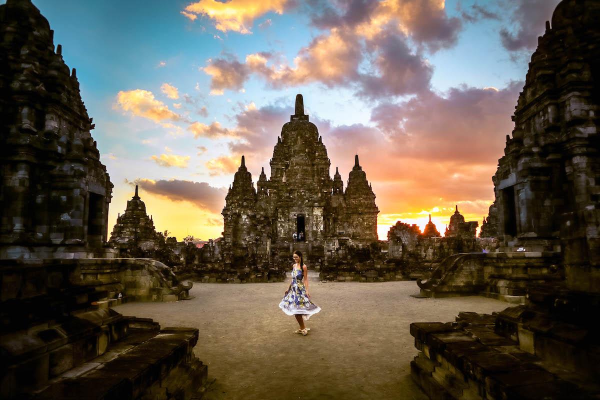 Le temple de Prambanan, construit à la fin du IXe siècle, symbolise la prospérité du royaume hindou de Mataram