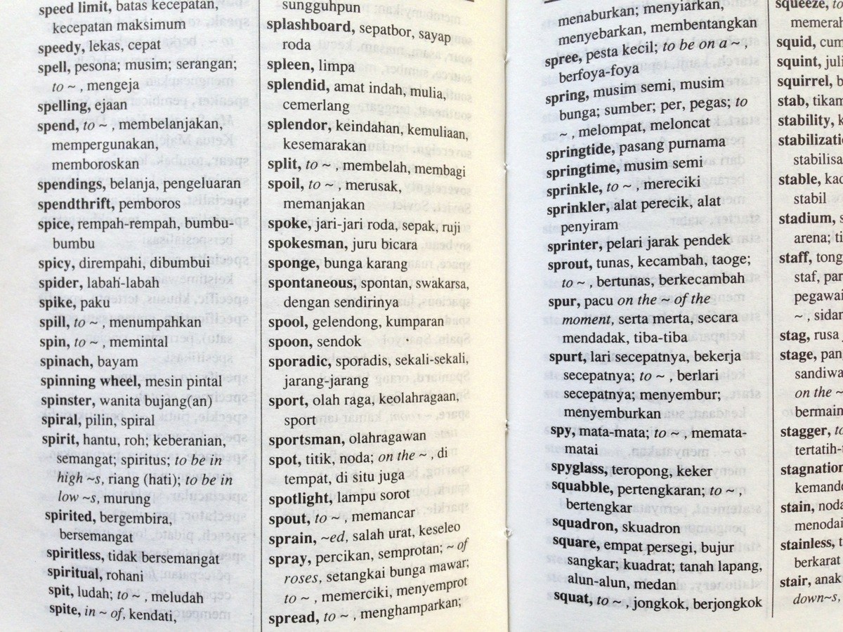 Le bahasa indonésien, langue nationale de l’Indonésie