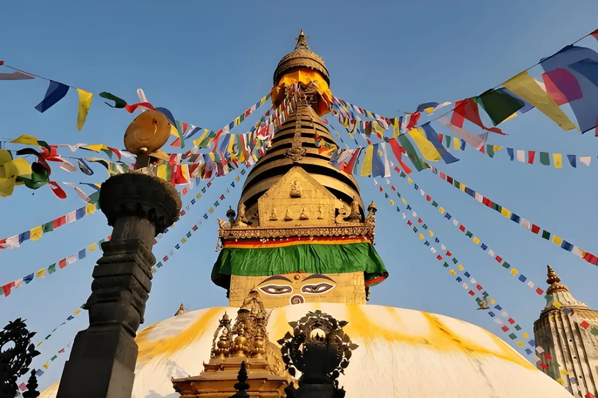 Swayambhunath, le temple des singes de Katmandou (Népal) 