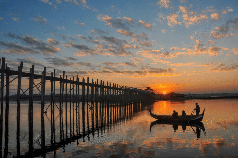 Pont d'U Bein - circuits 15 jours en Birmanie - Asia Novo Tours